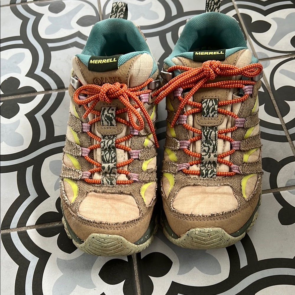 Merrell Athletic Shoes Orange and Yellow with Supportive Sole